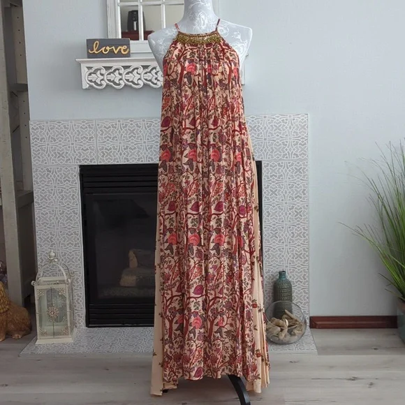 Anthropologie Nikasha Maxi Dress SzS - Picture 3 of 10